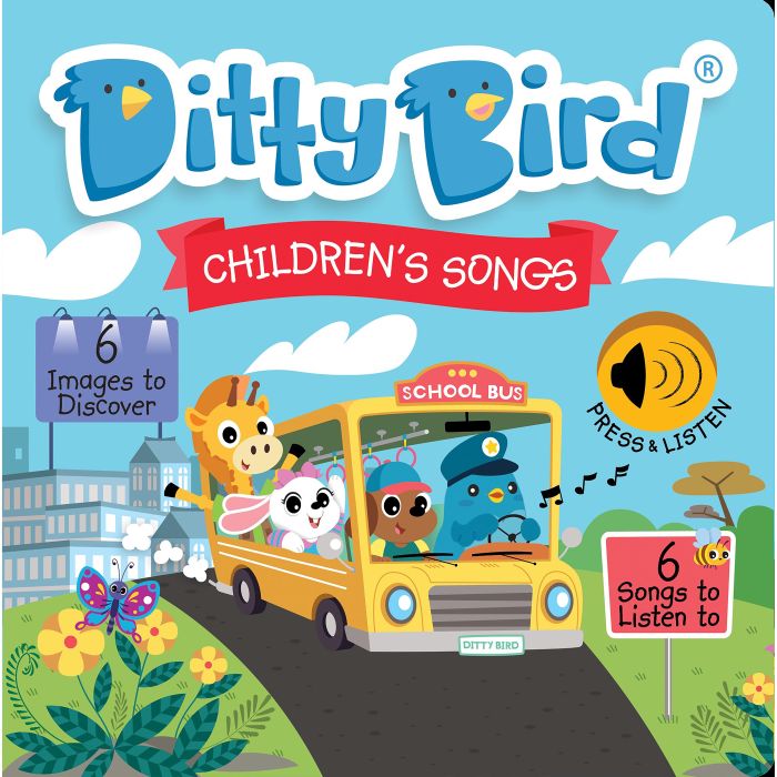 Ditty Bird Children's Songs Multi-Coloured 16x2x16cm