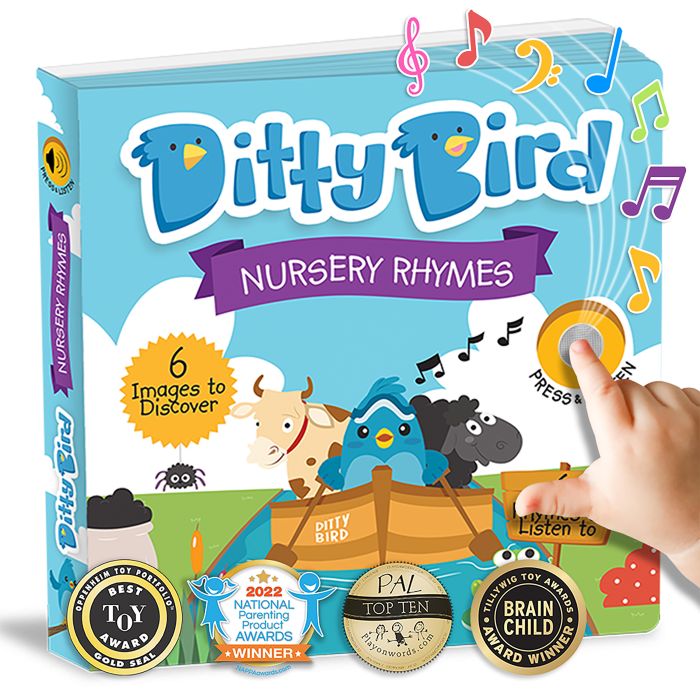 Ditty Bird Nursery Rhymes Multi-Coloured 16x2x16cm