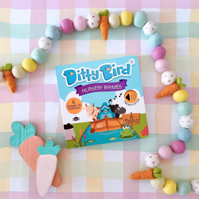 Ditty Bird Nursery Rhymes Multi-Coloured 16x2x16cm