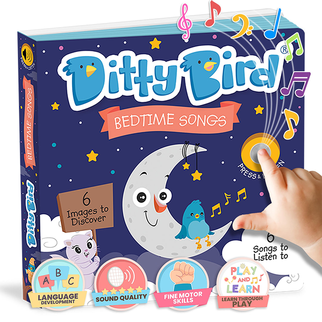 Ditty Bird Bedtime Songs Multi-Coloured 16x2x16cm