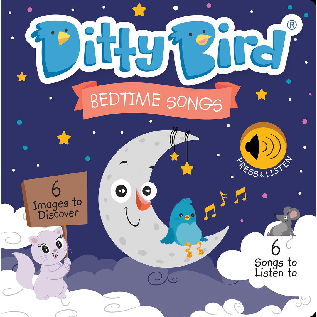 Ditty Bird Bedtime Songs Multi-Coloured 16x2x16cm
