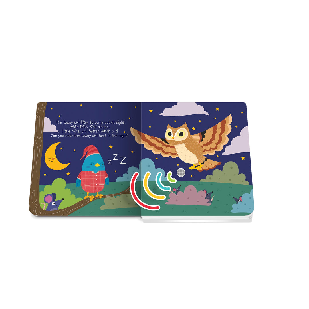 Ditty Bird Bedtime Songs Multi-Coloured 16x2x16cm