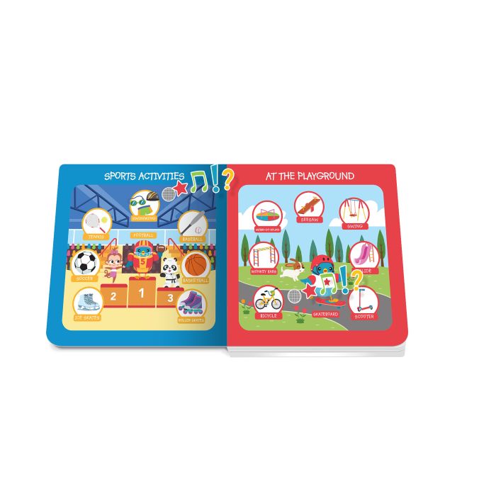 Ditty Bird First 100 Places Multi-Coloured 16x2x16cm