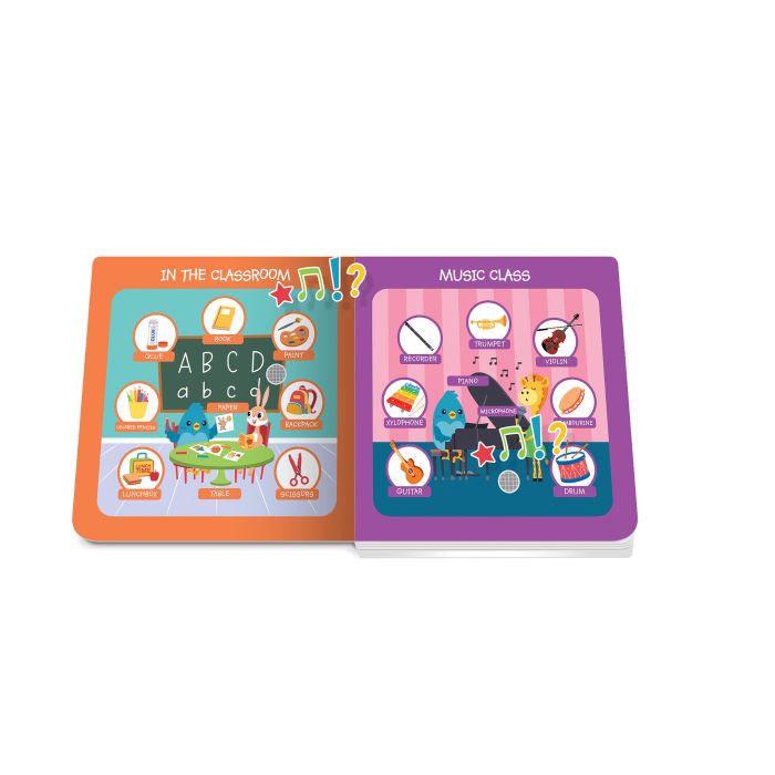 Ditty Bird First 100 Places Multi-Coloured 16x2x16cm