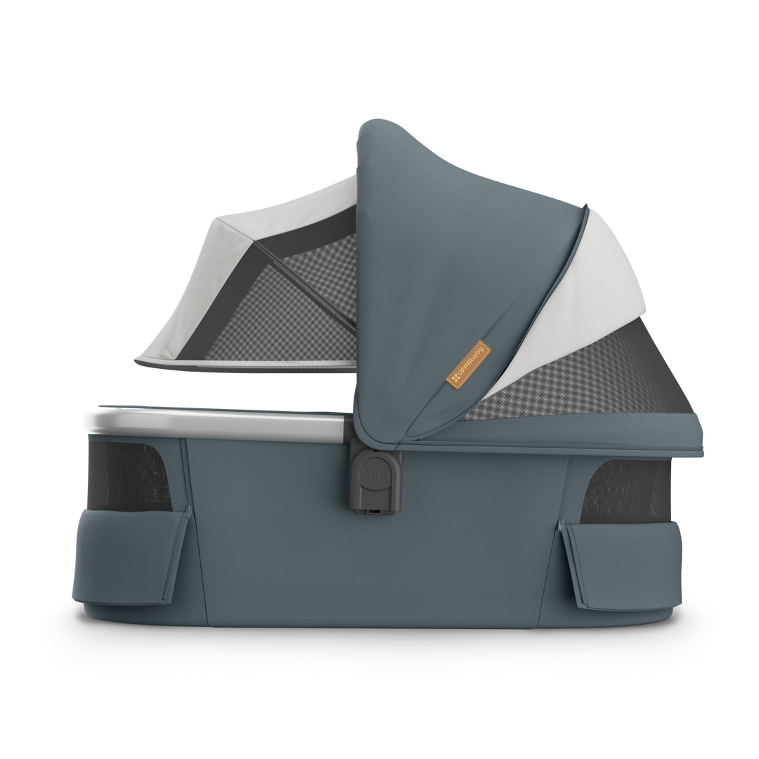 UPPAbaby V3 Bassinet - Stone Blue/Silver (Callum)