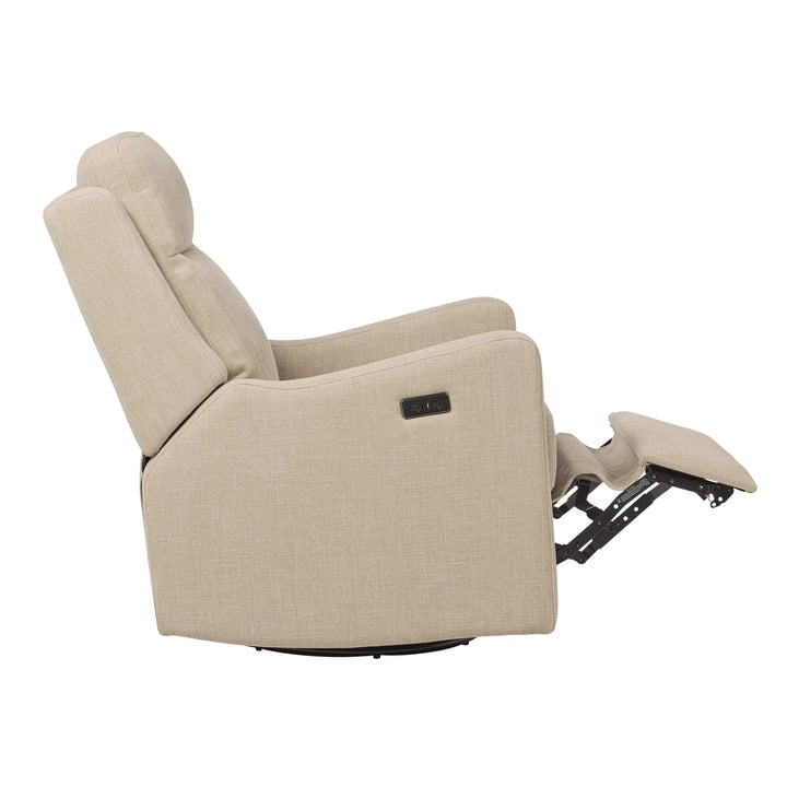 Il Tutto Henry Electric Recliner Glider Chair with USB in Latté