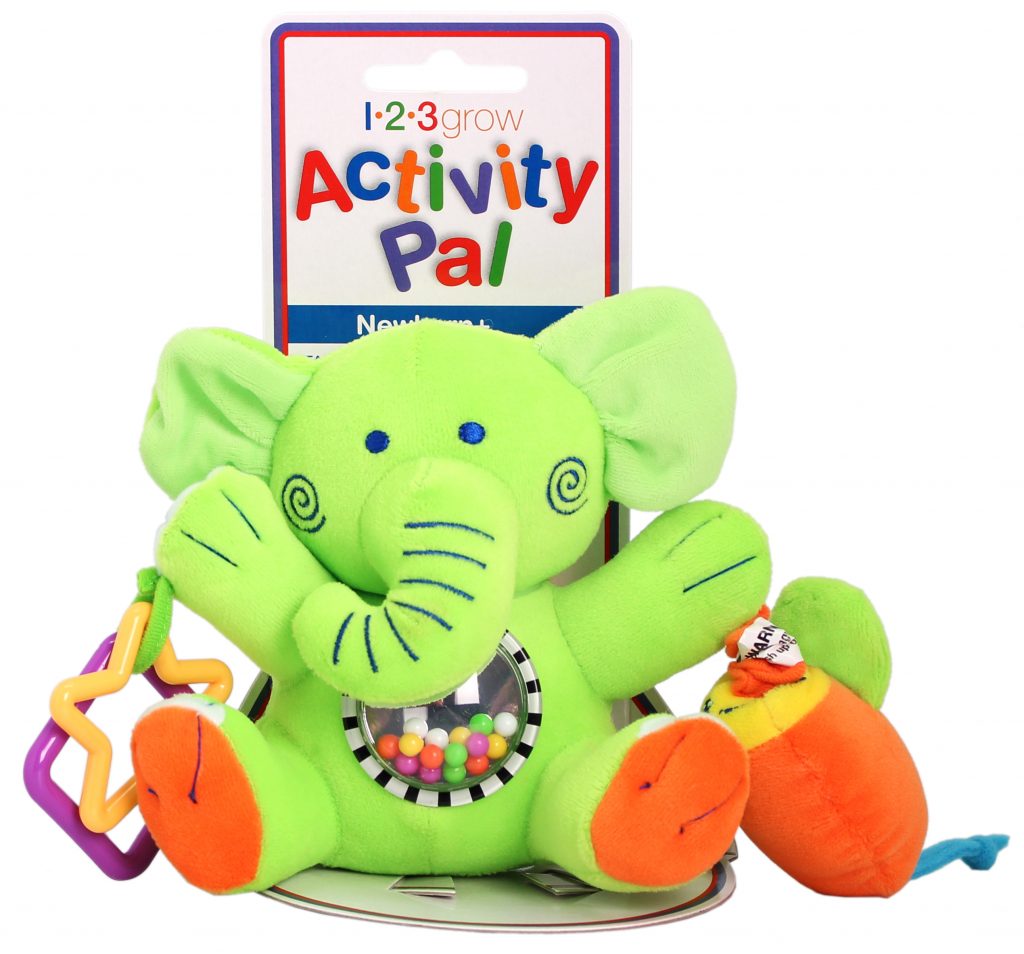 123 Grow Activity Pal – Green Elephant (T467)