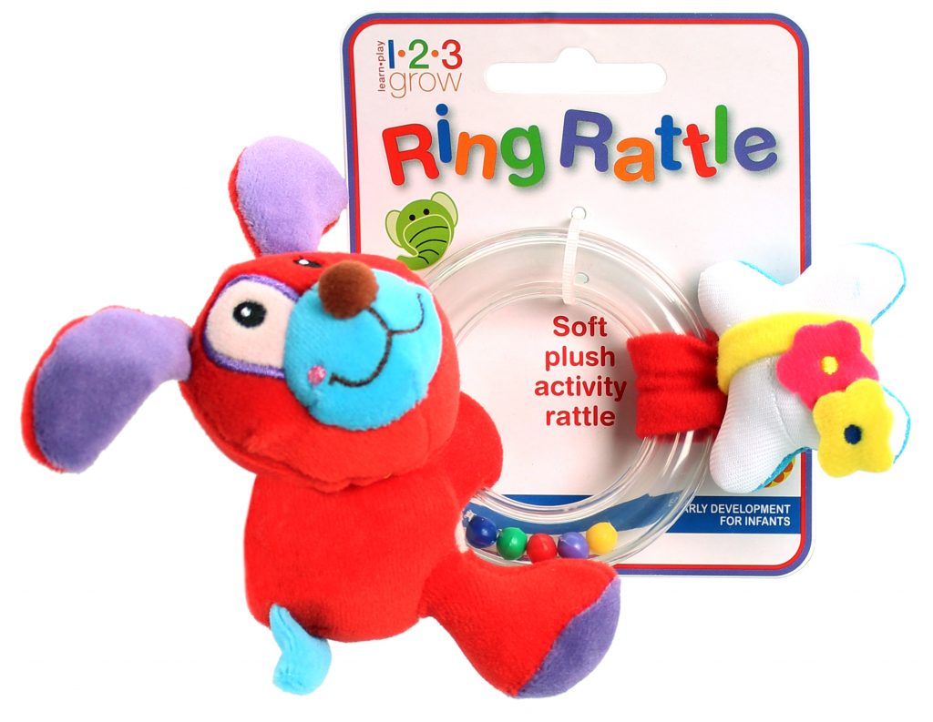 123 Grow Ring Rattle – Dog (RR461)