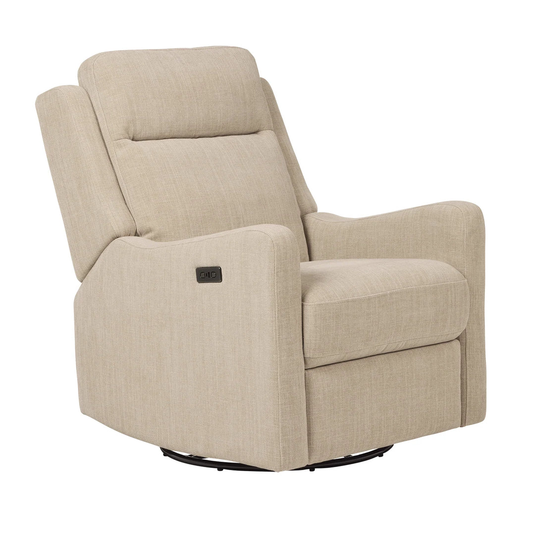 Il Tutto Henry Electric Recliner Glider Chair with USB in Latté
