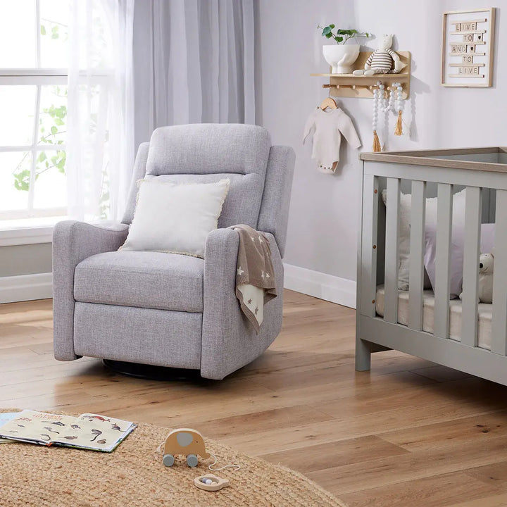 Il Tutto Henry Electric Recliner Glider Chair with USB - Pure Grey