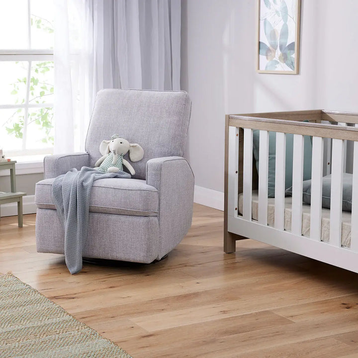 Il Tutto Quinn Recliner Glider Chair - Pure Grey
