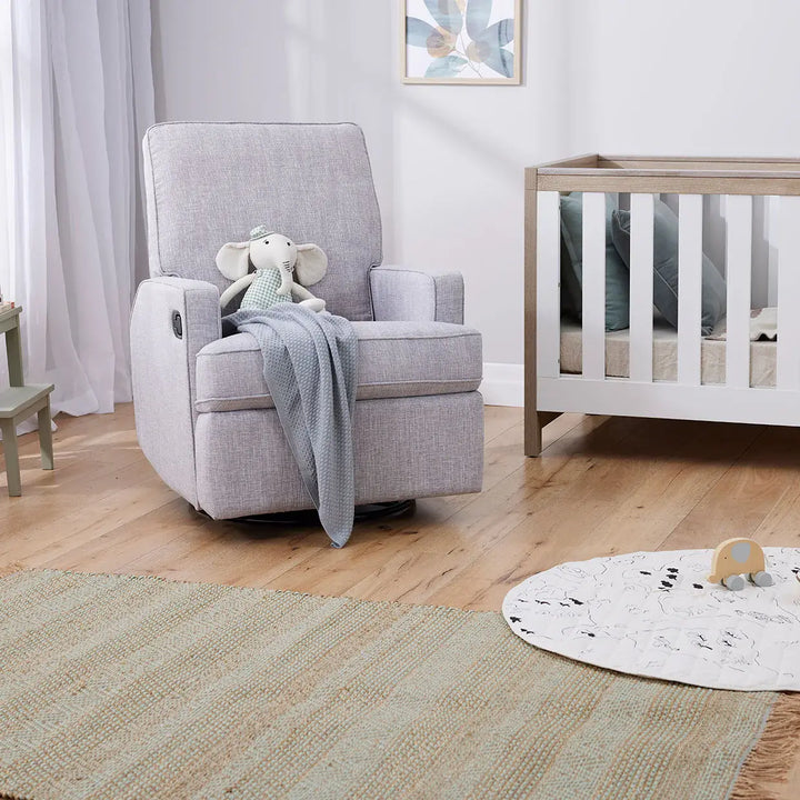 Il Tutto Quinn Recliner Glider Chair - Pure Grey