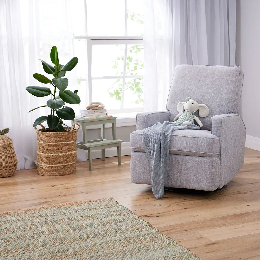 Il Tutto Quinn Recliner Glider Chair - Pure Grey