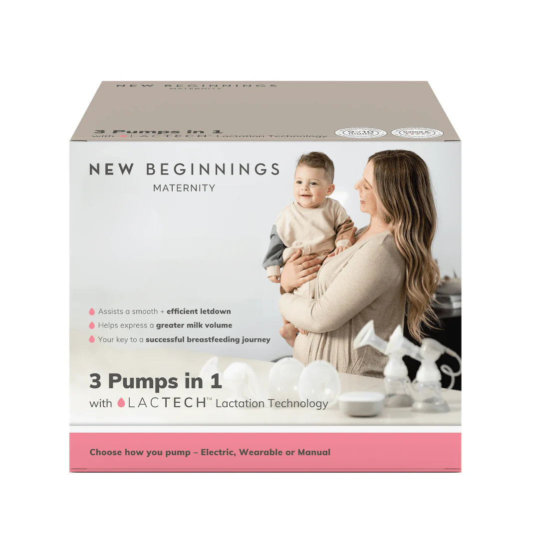 NEW BEGINNINGS 3 IN 1 BREAST PUMP
