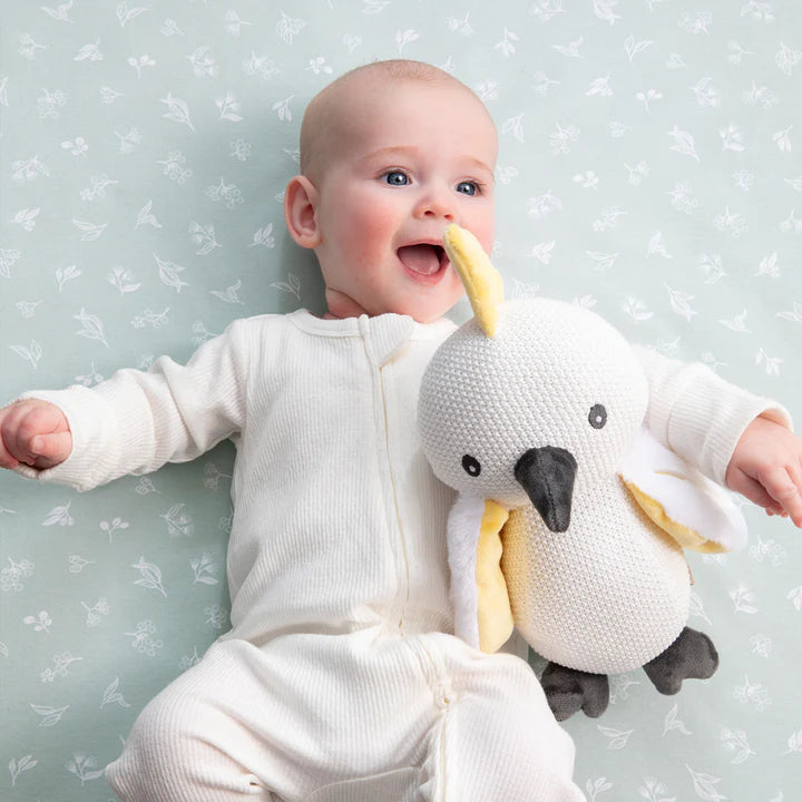 Living Textiles Knitted Toy - Colin the Cockatoo