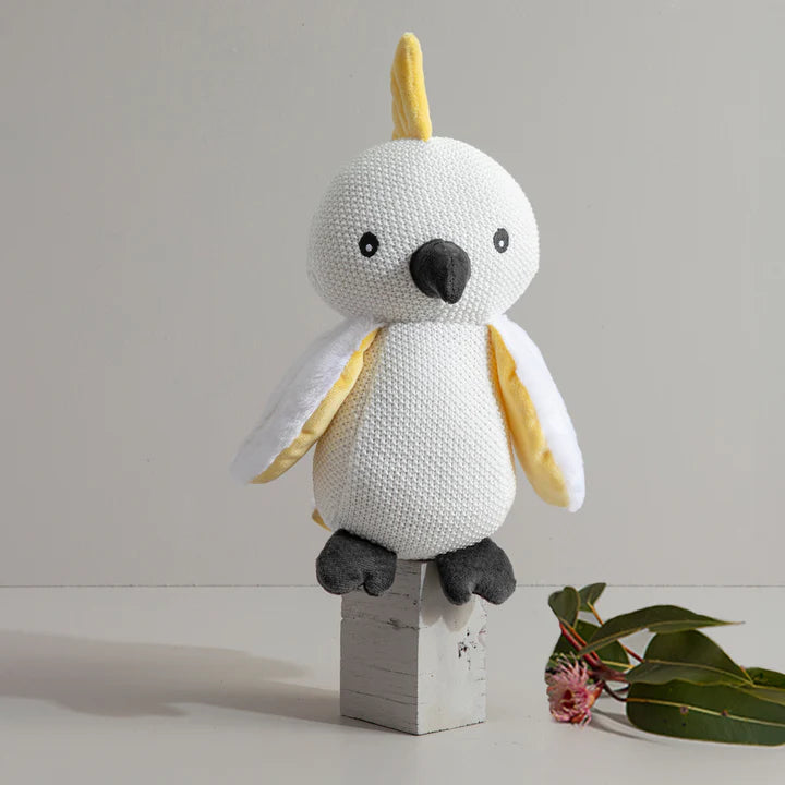 Living Textiles Knitted Toy - Colin the Cockatoo