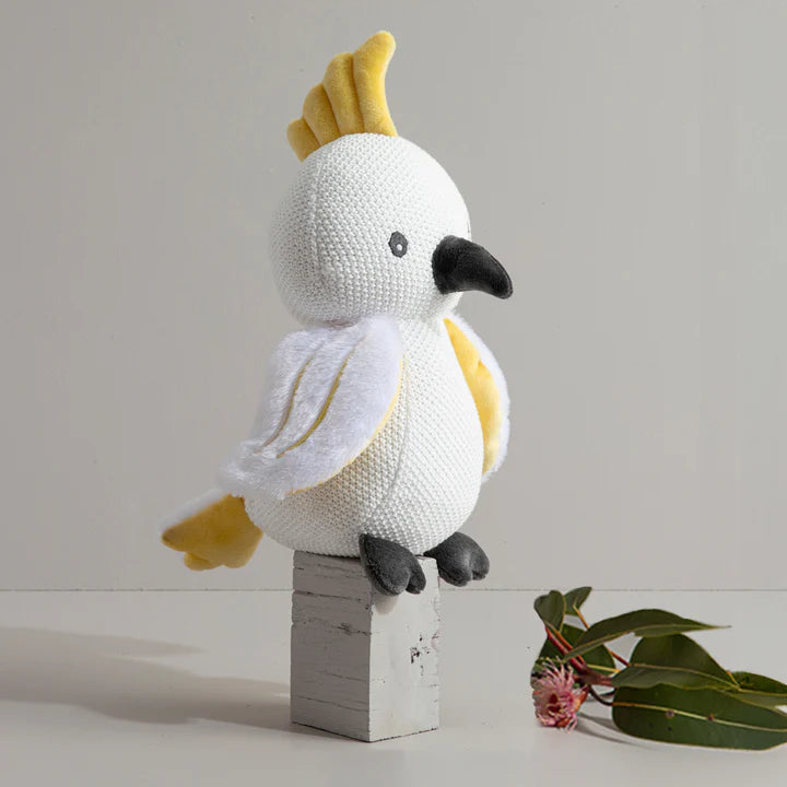 Living Textiles Knitted Toy - Colin the Cockatoo