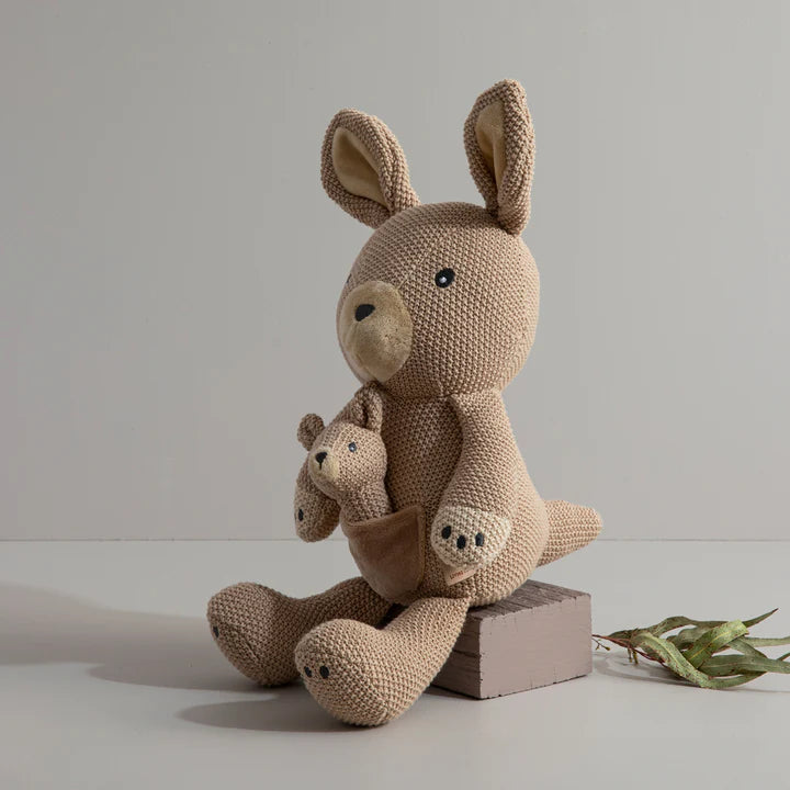 Living Textiles Knitted Toy - Kylie the Kangaroo