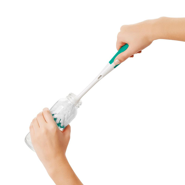 OXO Tot Bottle Brush with Detail Cleaner & Stand - Teal