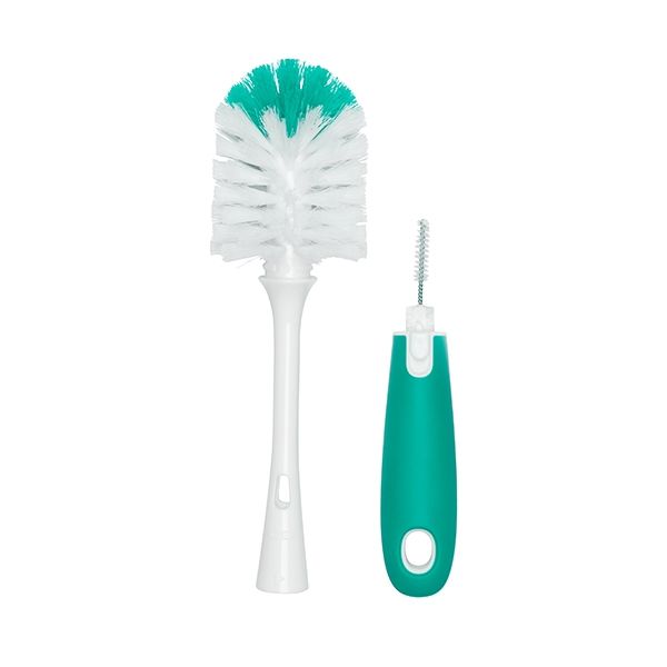OXO Tot Bottle Brush with Detail Cleaner & Stand - Teal