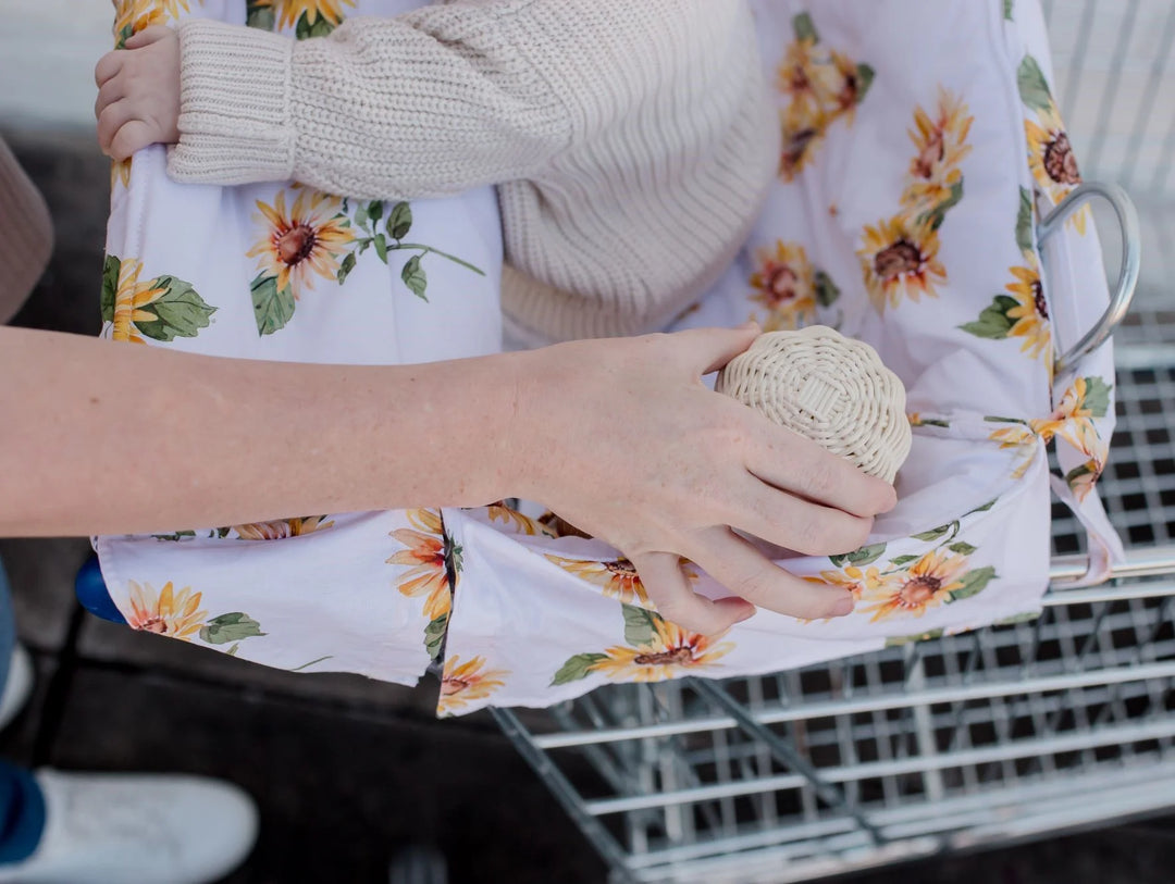 Bambella Designs Universal Padded Trolley Liner |Sunny Days