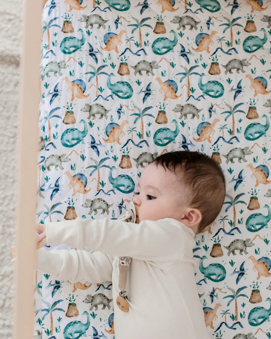 Bambella Designs Waterproof Cot Sheet | Wild Dinosaurs