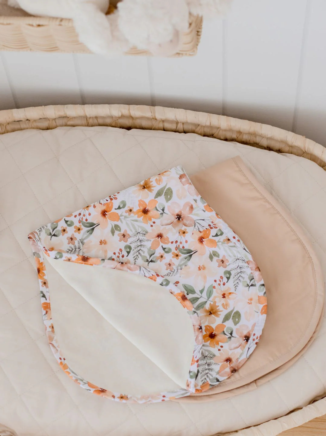 Bambella Designs Burp Cloth 2 Pack | Bloom & Nude