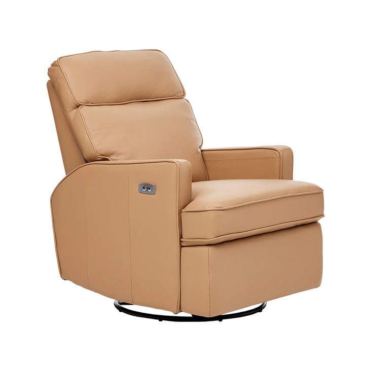 iL Tutto Leo Electric Glider Recliner in Palomino Leather