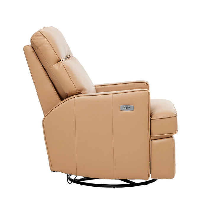 iL Tutto Leo Electric Glider Recliner in Palomino Leather