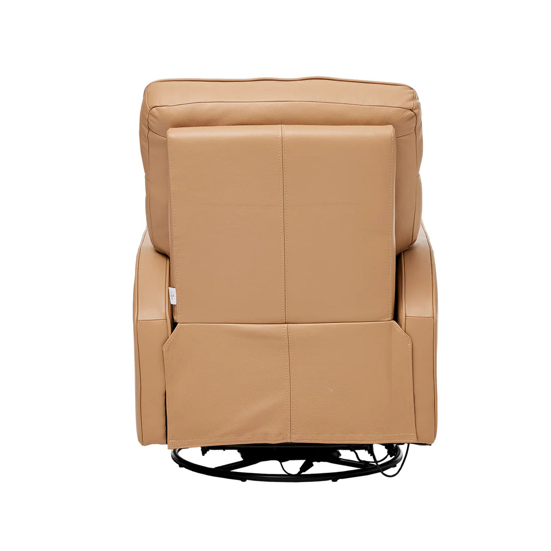 iL Tutto Leo Electric Glider Recliner in Palomino Leather