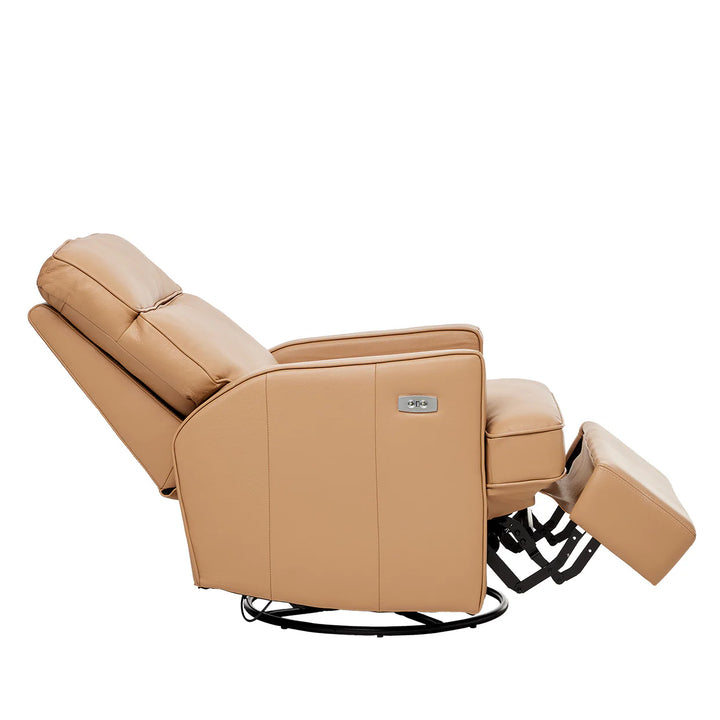 iL Tutto Leo Electric Glider Recliner in Palomino Leather