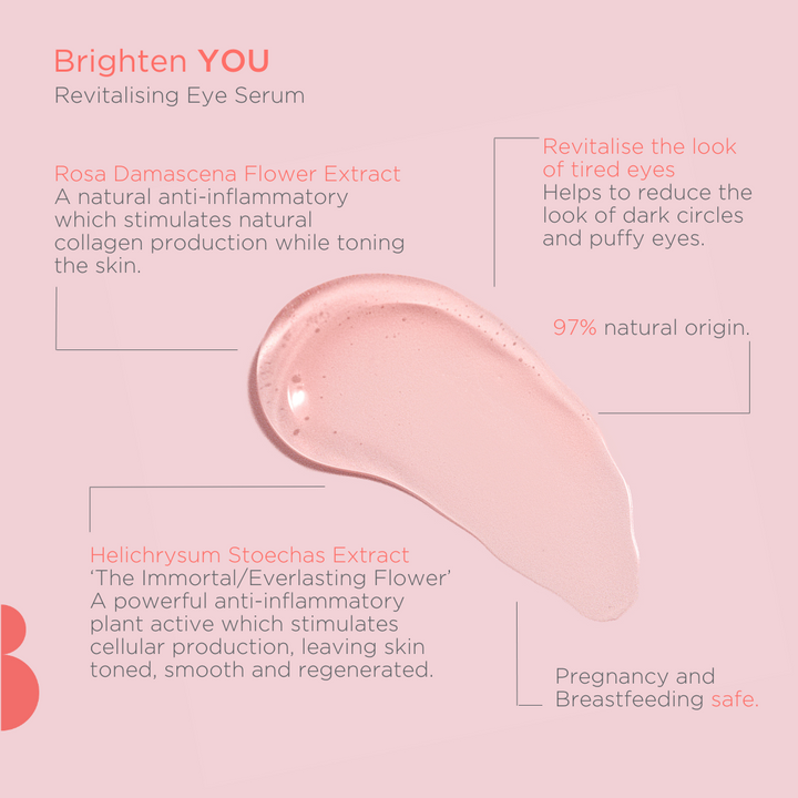 Bheue Brighten YOU. Revitalising Eye Serum