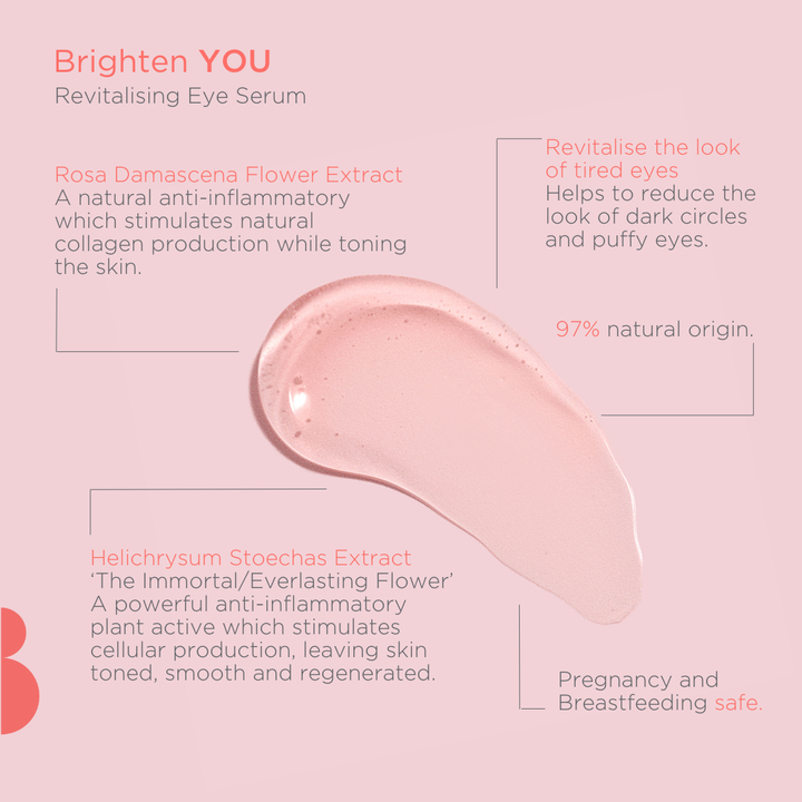 Bheue Brighten YOU. Revitalising Eye Serum