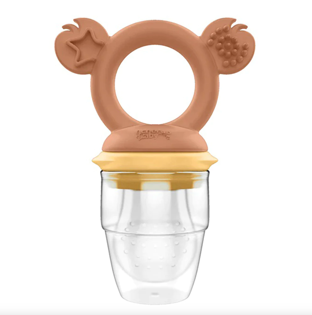 Cherub Baby SILICONE FRESH FOOD FEEDER - MIMOSA / CARAMEL