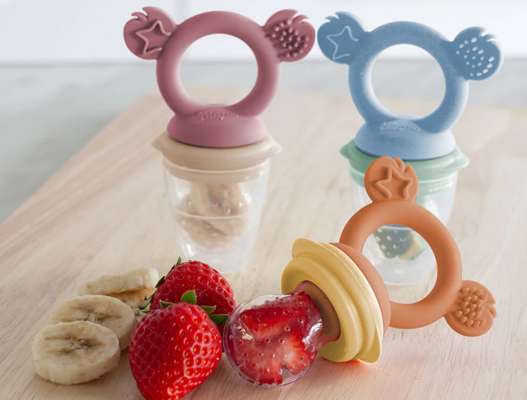 Cherub Baby SILICONE FRESH FOOD FEEDER - MIMOSA / CARAMEL