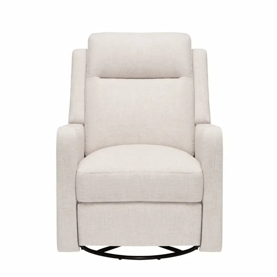 Il Tutto Henry Electric Recliner Glider Chair with USB - Egg Shell