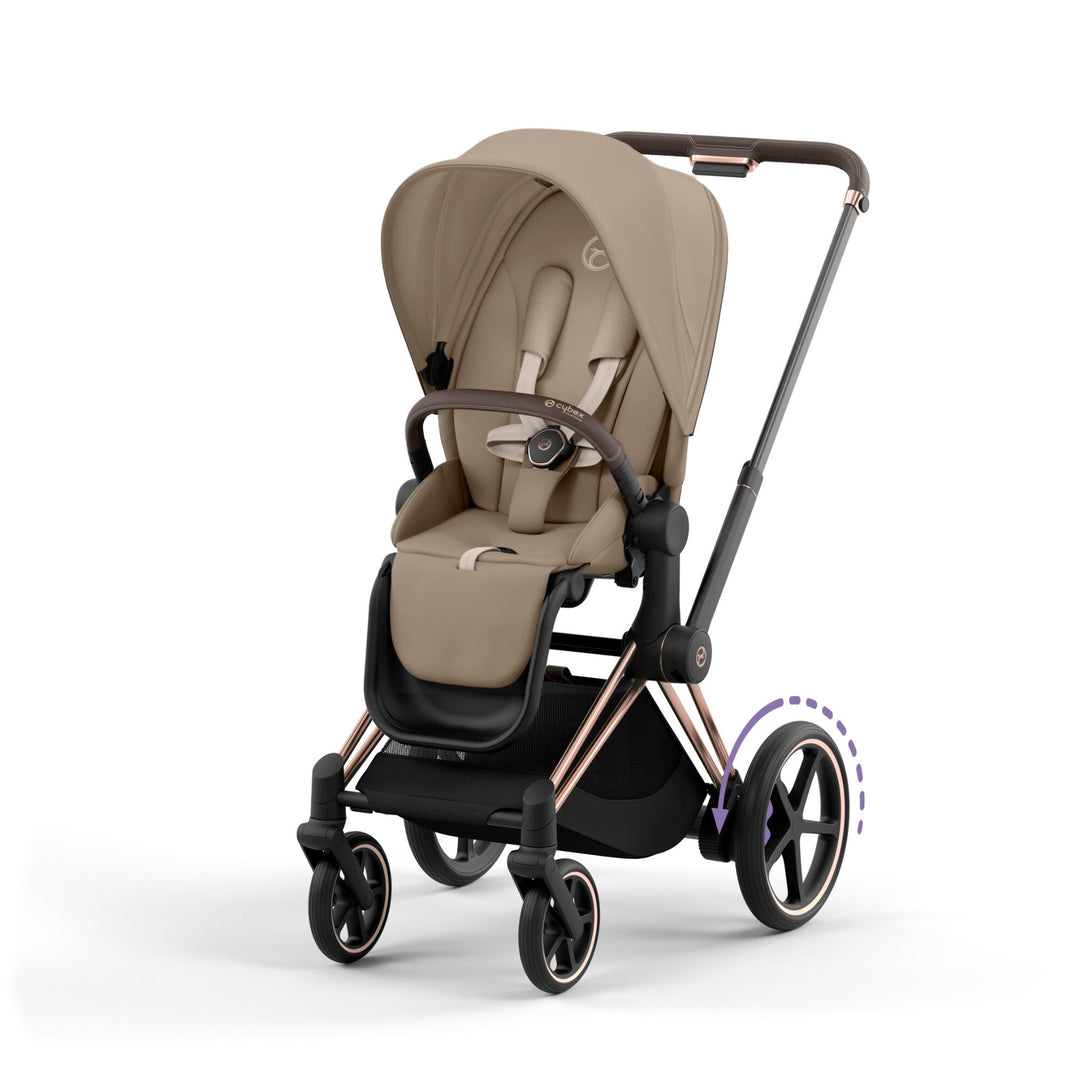 Cybex ePriam Pram Rose Gold + Seat Pack