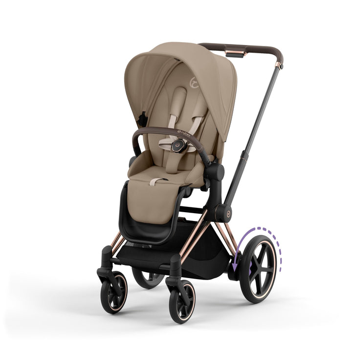 Cybex ePriam Pram Rose Gold + Seat Pack