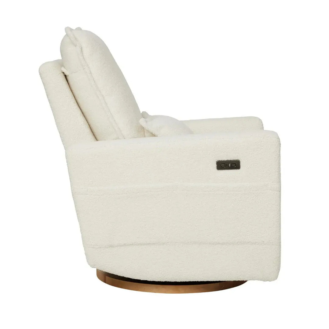 Il Tutto Frankie Electric Recliner/Glider Chair - Coconut Teddy