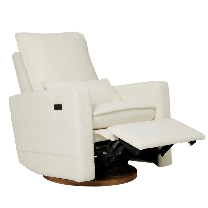 Il Tutto Frankie Electric Recliner/Glider Chair - Coconut Teddy