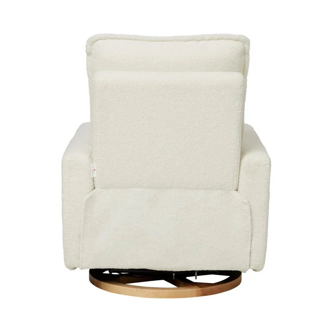 Il Tutto Frankie Electric Recliner/Glider Chair - Coconut Teddy