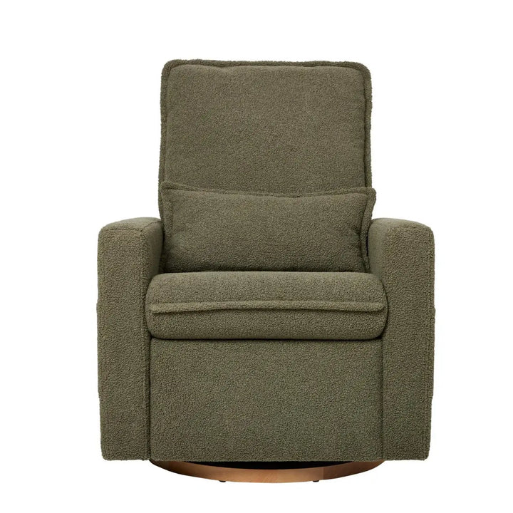 Il Tutto Frankie Electric Recliner/Glider Chair - Olive Teddy