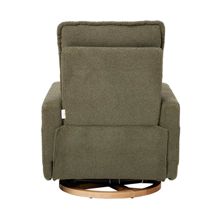 Il Tutto Frankie Electric Recliner/Glider Chair - Olive Teddy