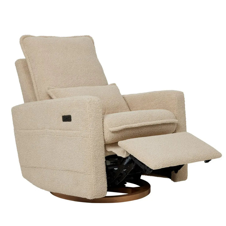 Il Tutto Frankie Electric Recliner/Glider Chair - Taupe Teddy