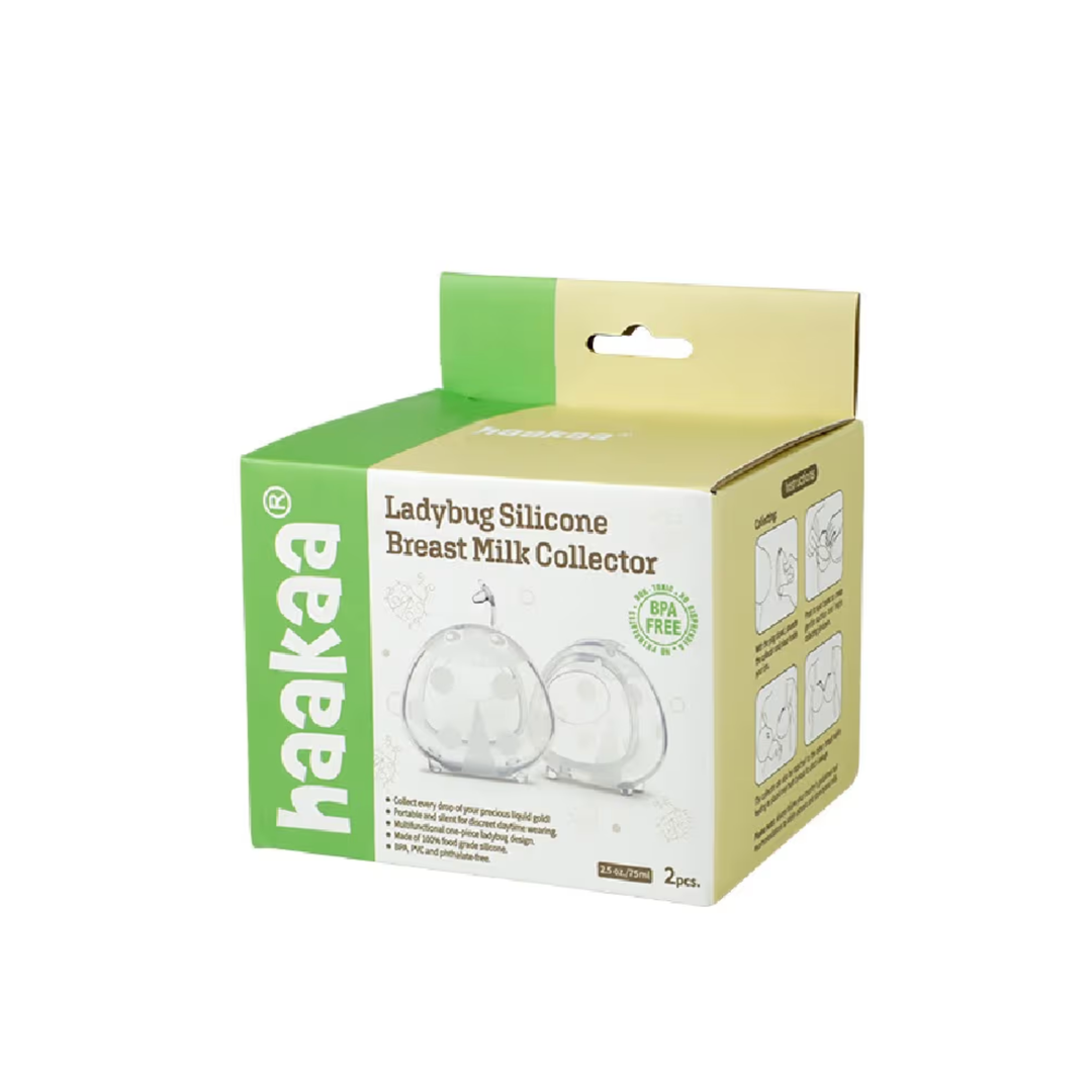 Haakaa Silicone Ladybug Milk Collector(2.5oz/75ml) 2pk