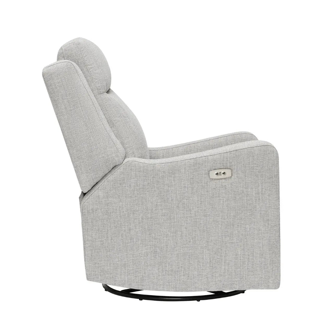 Il Tutto Henry Electric Recliner Glider Chair with USB - Pure Grey