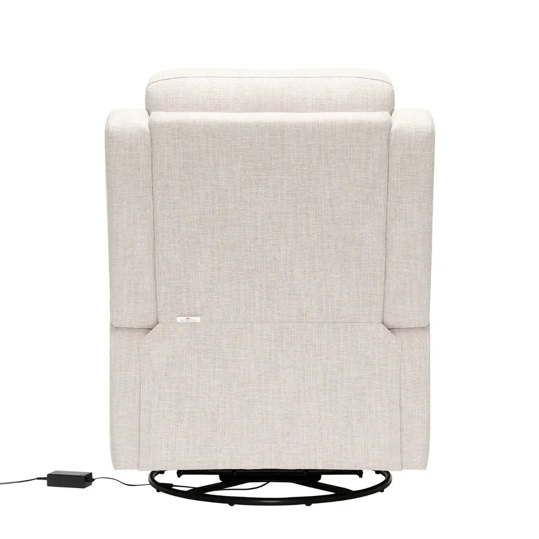 Il Tutto Henry Electric Recliner Glider Chair with USB - Egg Shell