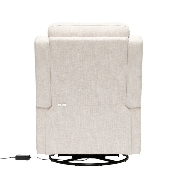 Il Tutto Henry Electric Recliner Glider Chair with USB - Egg Shell