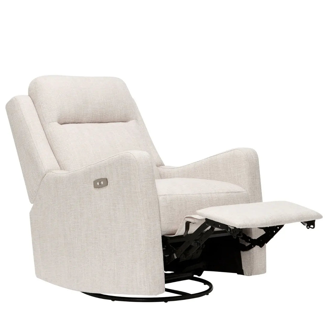 Il Tutto Henry Electric Recliner Glider Chair with USB - Egg Shell