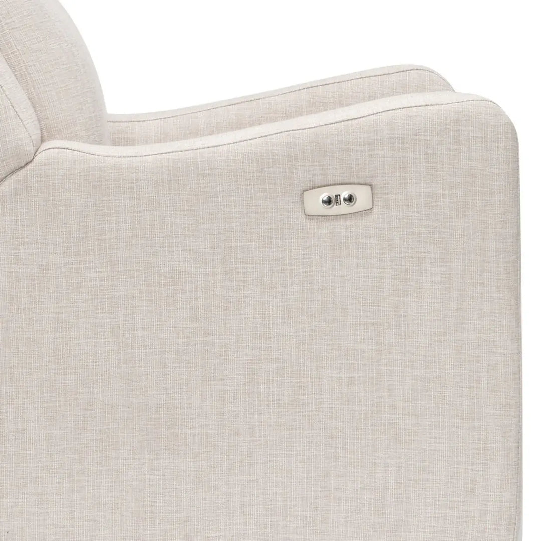 Il Tutto Henry Electric Recliner Glider Chair with USB - Egg Shell